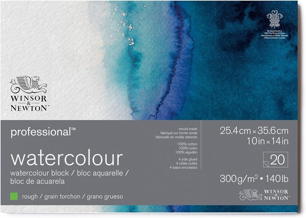 Winsor & Newton Watercolour Paper 100% Cotton 300 g/m² 25.4 x 35.6 cm