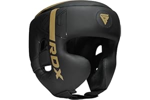 RDX Headgear for Boxing, MMA Training, Adjustable Padded Kara Head Gear for, Muay Thai Headgear, Kickboxing, Sparring, Martia