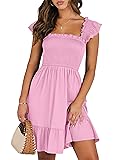 ANRABESS Women's Summer Casual Sleeveless Square