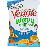 Sensible Portions Garden Veggie Wavy Chips, Sea Salt, 7 Oz