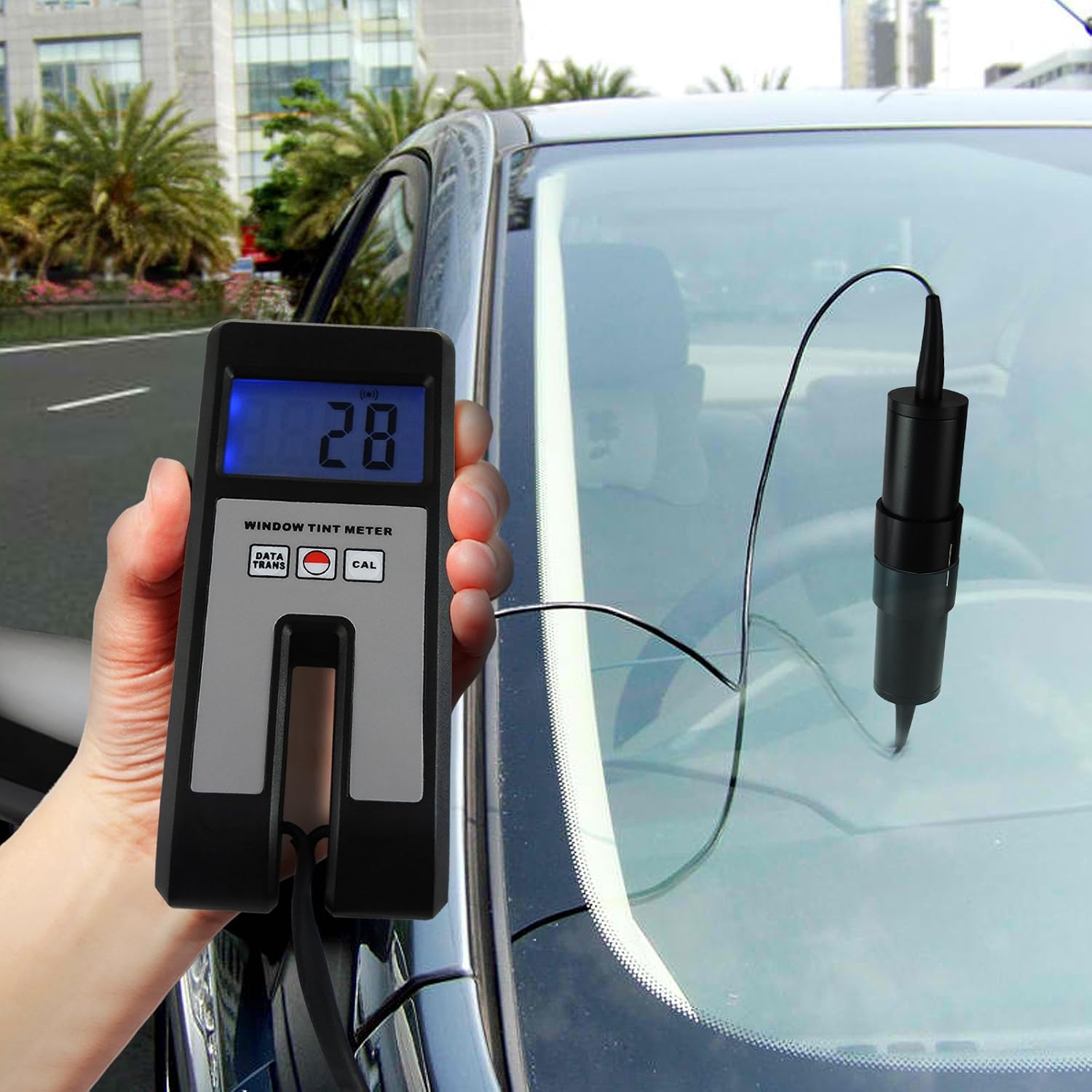 Landtek Instruments Window Tint Meter Visual Light Transmission 30mm Tester - Image 4