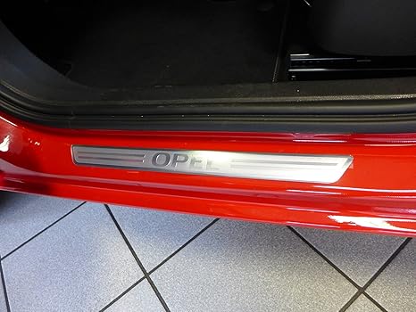 4pezzi OPEL MERIVA II dal 2010 BATTITACCO ACCIAIO Carbonio