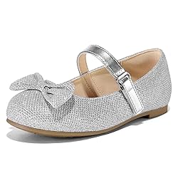 K KomForme Girl's Ballet Flats Non-Slip Soft Mary