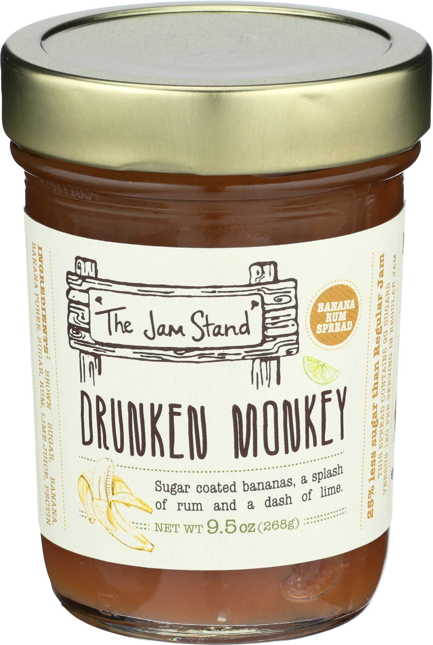 The Jam Stand, Jam Drunken Monkey, 9.5 Ounce