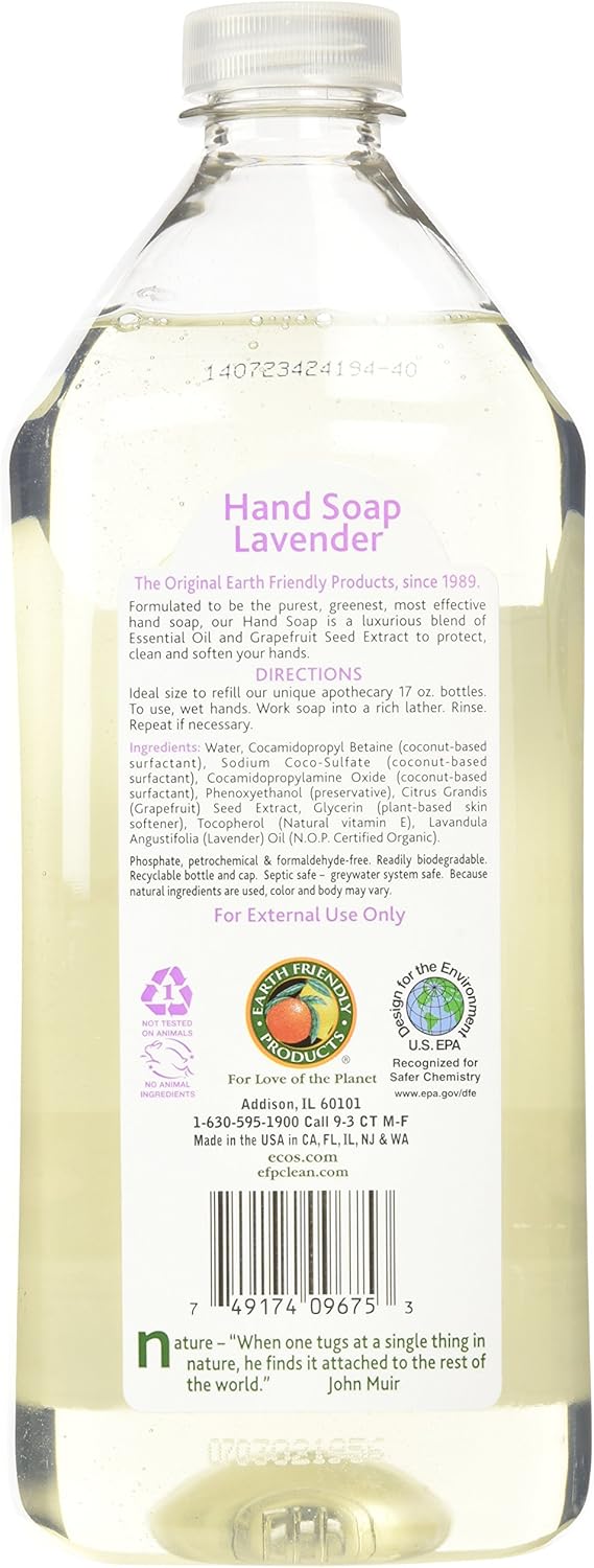ECOS Hand Soap Refill, Lemongrass, 32 Ounce: Health & Personal Care
