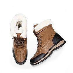 DREAM PAIRS Snow Boots for Women Waterproof Mid