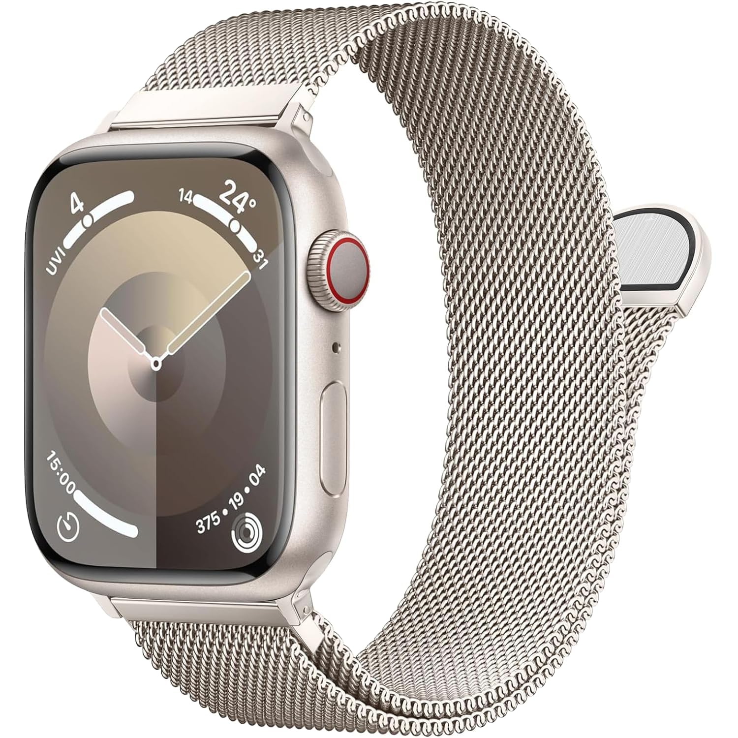 ORRLBB Strap Compatible with Apple Watch Straps Series 11 10 9 8 7 6 5 4 Ultra SE 3 2 49mm 46mm 45mm 44mm 42mm 41mm 40mm 38mm for Women Men, Magnetic Clasp Adjustable Metal Bands for iWatch