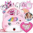 ULOVEME Kids Real Makeup Kit for Little Girls - Real, Non Toxic, Washable Make Up Toy - Umicorn Toys Gift for 3 4 5 6 7 8 9 10 12 Years Old Girls Birthday (Large Umicorn Bag)
