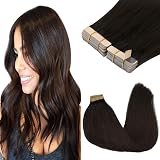 GOO GOO Tape In Hair Extensions 16inch 100g 40pcs Dark Brown 2 view 1