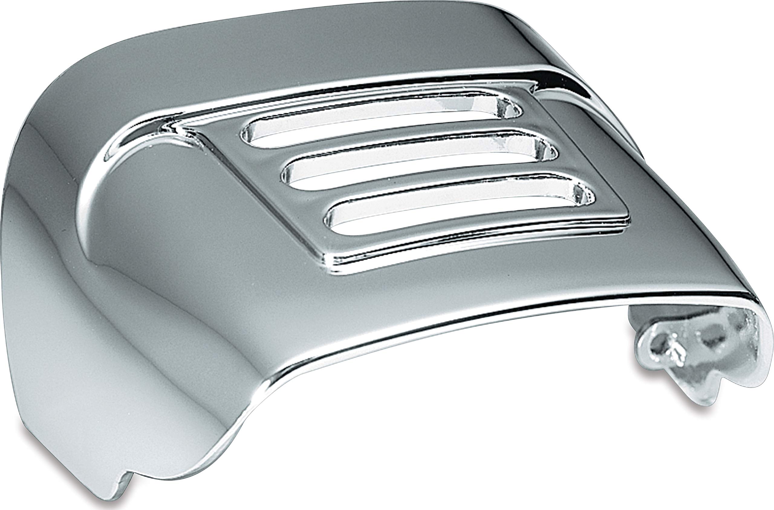 Kuryakyn 8130 Slotted Taillight Cover for 1973-2019 Harley-Davidson Motorcycles - Chrome & Black