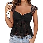 Avidlove Bralettes for Women Tank Top Going Out Shirt Babydoll Undershirts Y2k Top Lingerie S-2XL