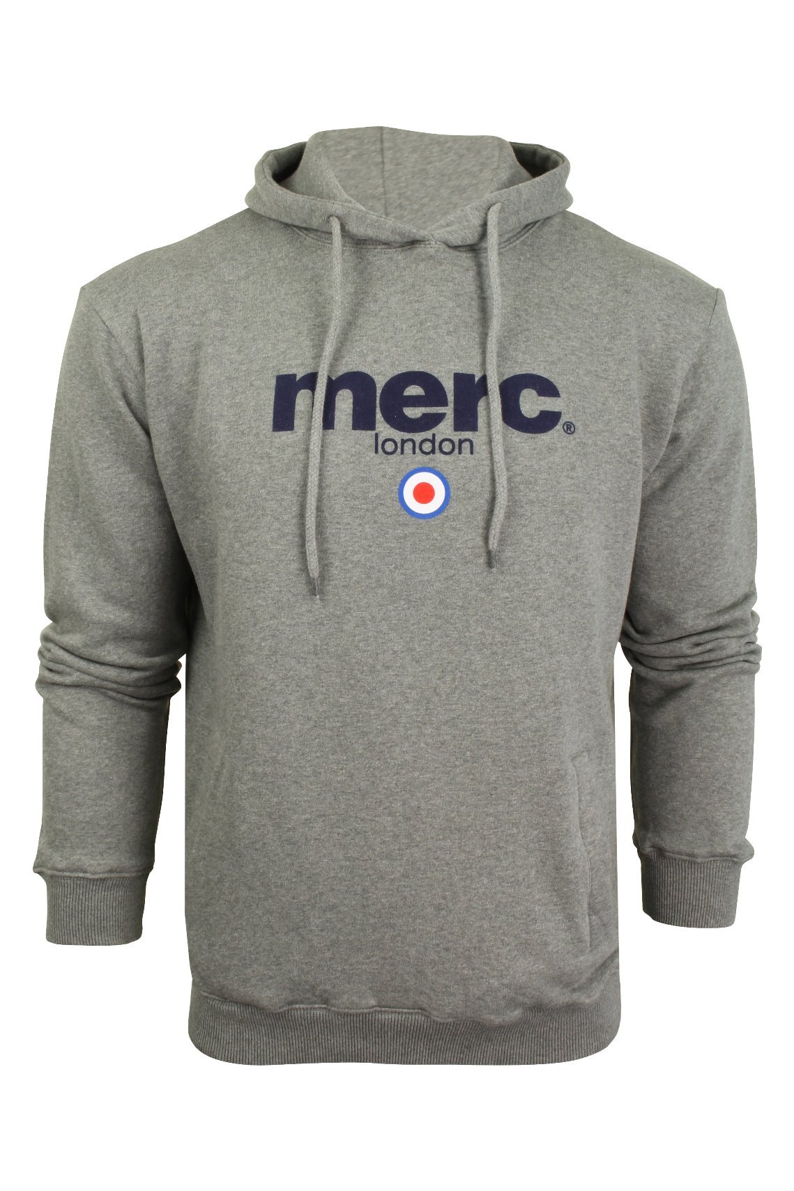 merc Men's Pill Hooded Sweatshirt, Grey (Mineral Marl), XL