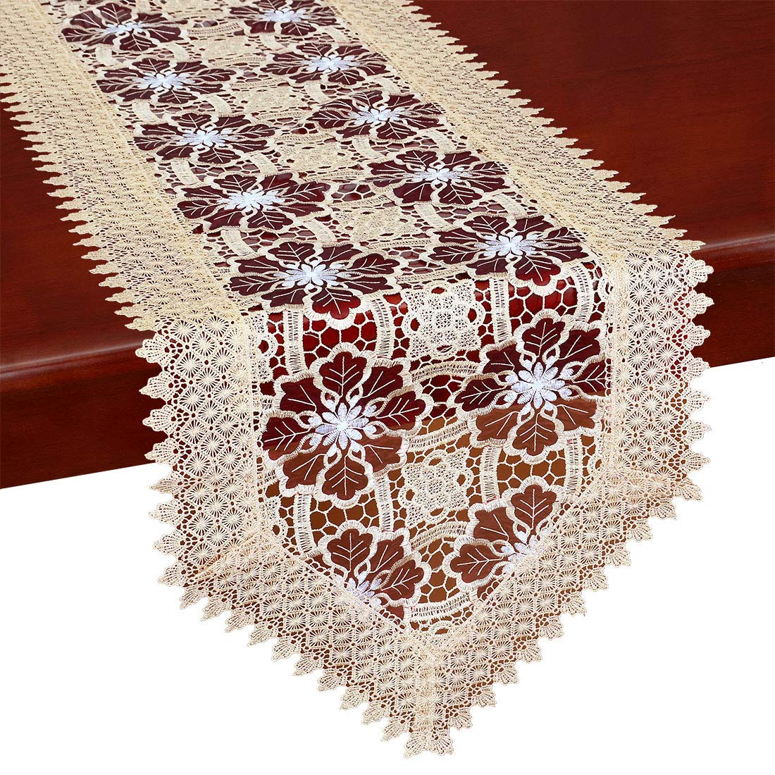 Best Beaded Shamrock Table Runner
