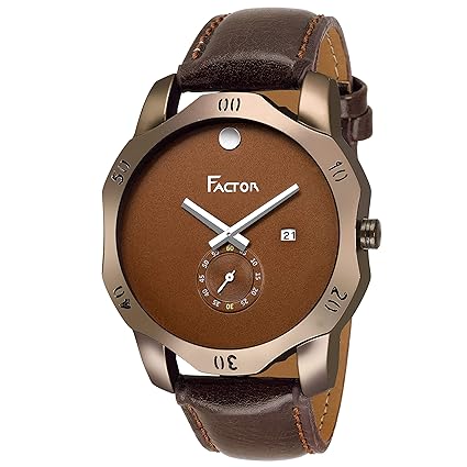 Date and Unique Second Hand Brown Series Premium Watch - for Men (FR-G510-BRBR-DKD)