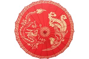 Bestage Chinese Japanese Handmade Parasol Umbrella,Asian Decoration DIY Art Dance Classical Umbrella for Wedding Parties Photography Costumes Cosplay