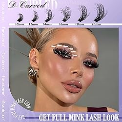 Pawotence Lash Clusters Full 80D Individual Lashes