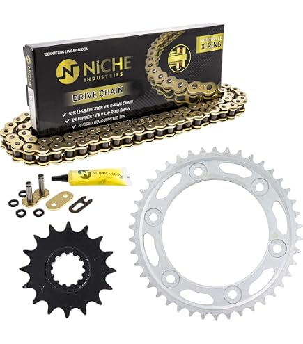 Amazon.com: NICHE Drive Sprocket Chain Combo for Kawasaki Ninja