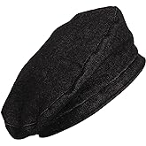 WITHMOONS Beret Hat Cool Denim Cotton British Style Strap Adjustable JDF1177