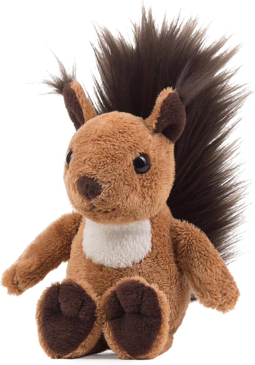 Schaffer Knuddel mich! 5690 Luzy Plush Squirrel, Brown/White, Size S 18 cm, Größe "S" 18 cm
