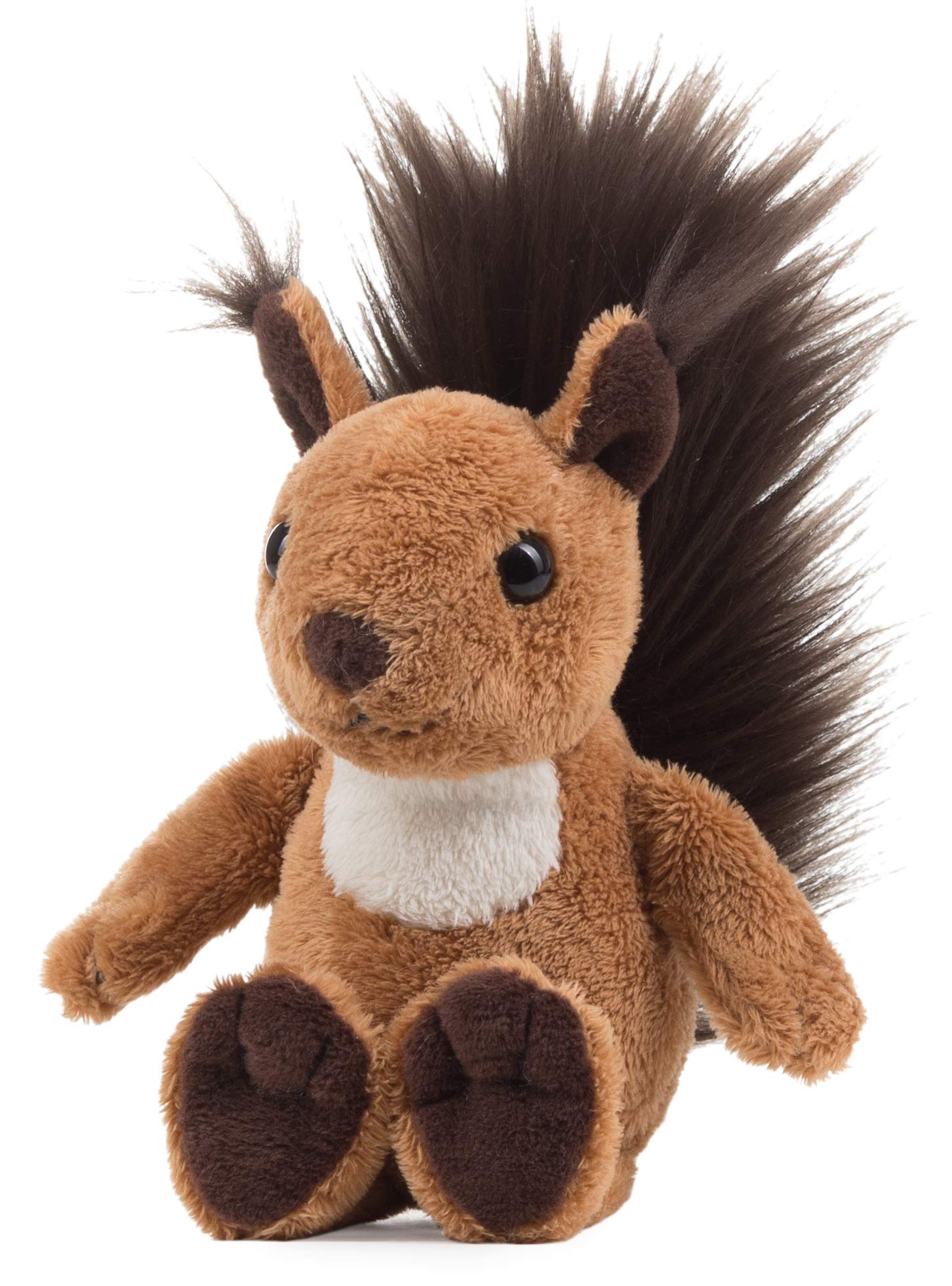 Schaffer Knuddel mich! 5690 Luzy Plush Squirrel, Brown/White, Size S 18 cm