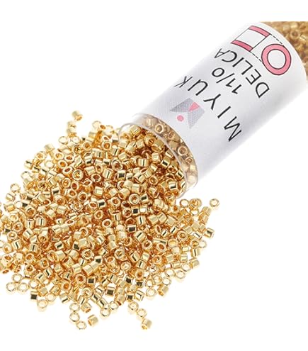 Amazon.com: Miyuki Delica Seed Beads – Size 11/0 (1.6 mm