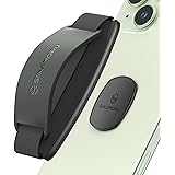 Sinjimoru Detachable Phone Grip Kickstand for Wireless Charging Compatible Phone Finger Holder for iPhone & Smartphones. Sinj