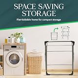 SIC 3 Tier Clothes Airer, 15m Drying Space, Foldable Indoor/Outdoor Rack view 4