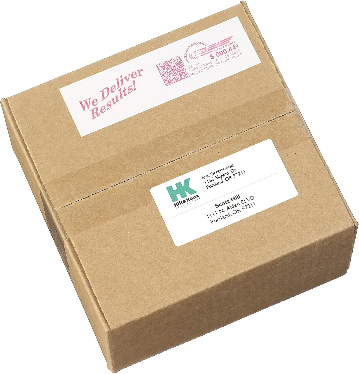 AVERY Postage Meter Labels 1-1/2 x 2-3/4, Pack of 160 (5288), White : Office Products