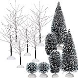 12 Pieces Christmas Tabletop Trees Halloween