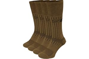 281Z Military Demi Season Breathable Mid Calf Uniform Boot Socks - Army Tactical Trekking Hiking - Outdoor Fishing Hunting