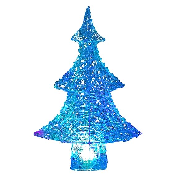 Noma Northern Lights Acrylic Christmas Tree 65cm Tall 80 White LEDs