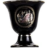 BEAUTIFUL GREEK STATUES Pythagoras Cup of Justice Dionysus Acropolis II Pythagorean Fair Mug Ancient Greece Black Cobalt Usable