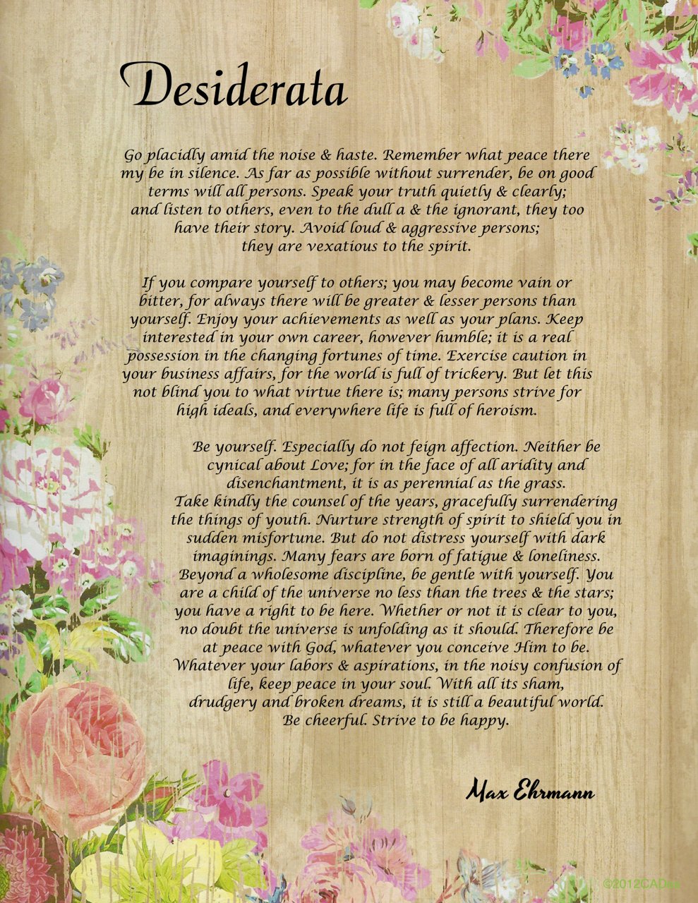 desiderata-poem-by-max-ehrmann-signature-collection-art-card-8-desertcart-ksa for Desiderata Printable Pdf Free Download Desiderata Poem By Max Ehrmann Signature Collection Art Card 8 | Desertcart KSA for Desiderata Printable Pdf Free Download