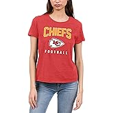 Junk Food Clothing x NFL - Women's Adult 1st & Goal - Officially Licensed Short Sleeve T-Shirt
