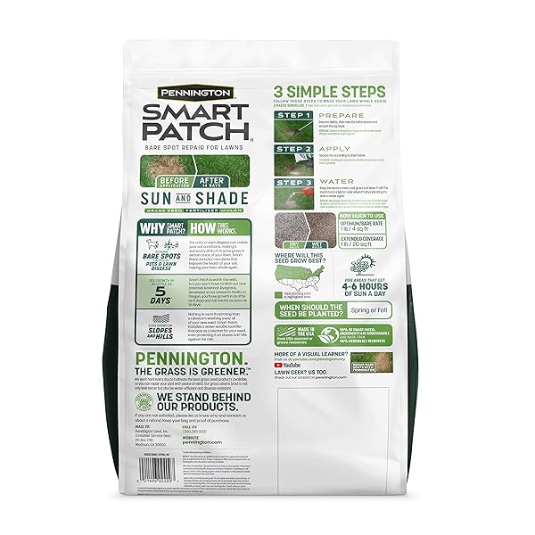 PENNINGTON SMART PATCH SUN AND SHADE MIX 10 LB
