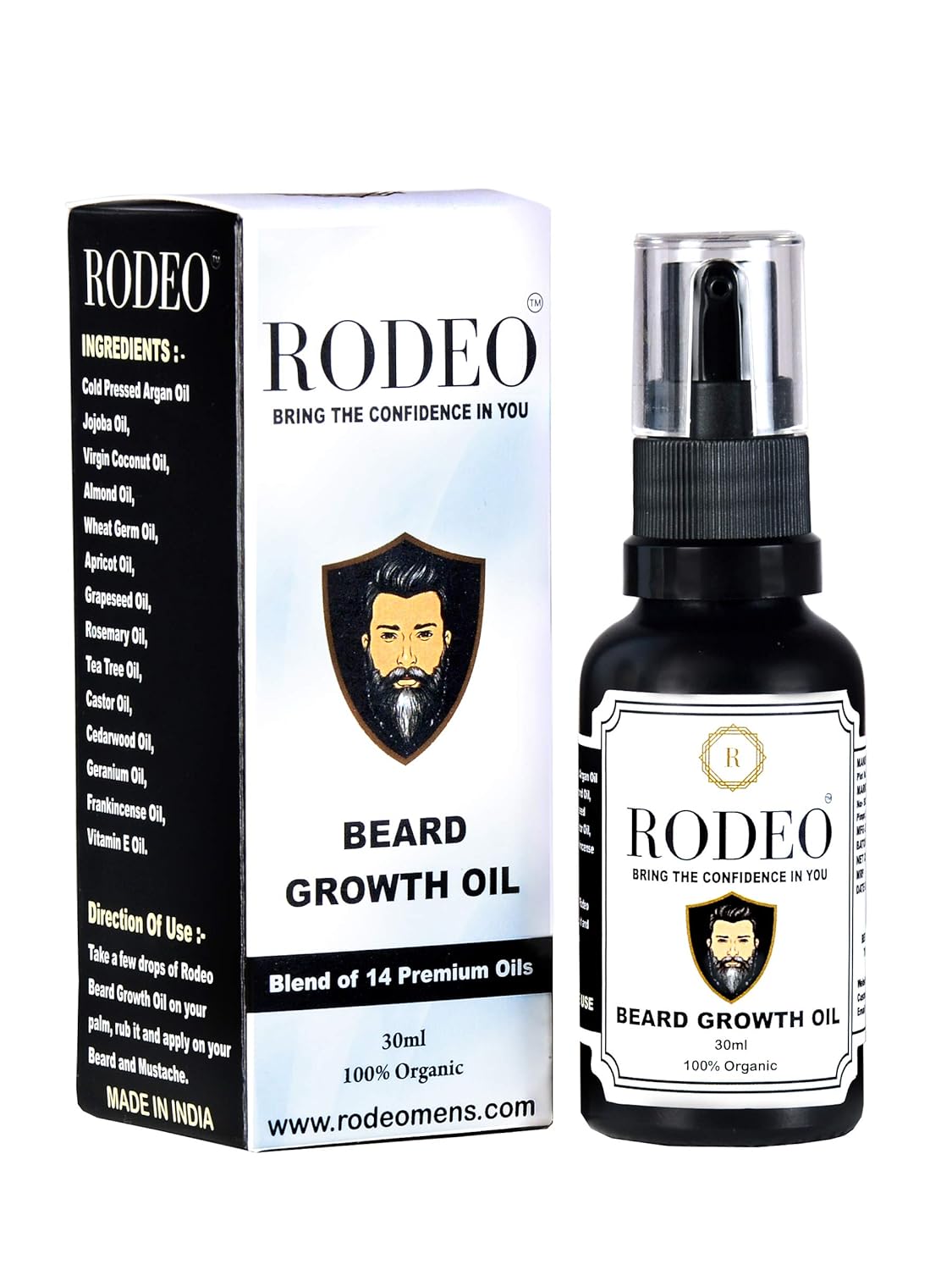 Rodeo Beard Oil For Men Oil For Non Hairy Patchy Beard Mustache