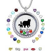 GOKING Mama Bear Floating Locket