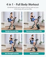 MERACH Foldable Exercise Bike 16-Level Magnetic Resistance 300lbs Capacity view 7