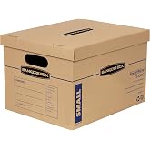 thumbnail image 2 of Bankers Box Medium Classic Moving Box 20 Pack, Reinforced Handles, Tape... 2 of 10