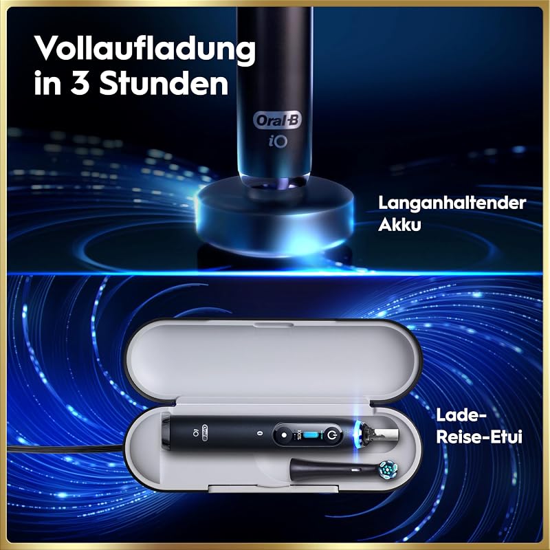 iO Series 9 Elektrische Zahnbürste, Schwarz