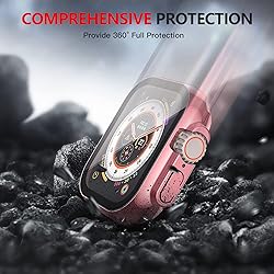 Misxi 2 Pack Hard PC Case with Tempered Glass