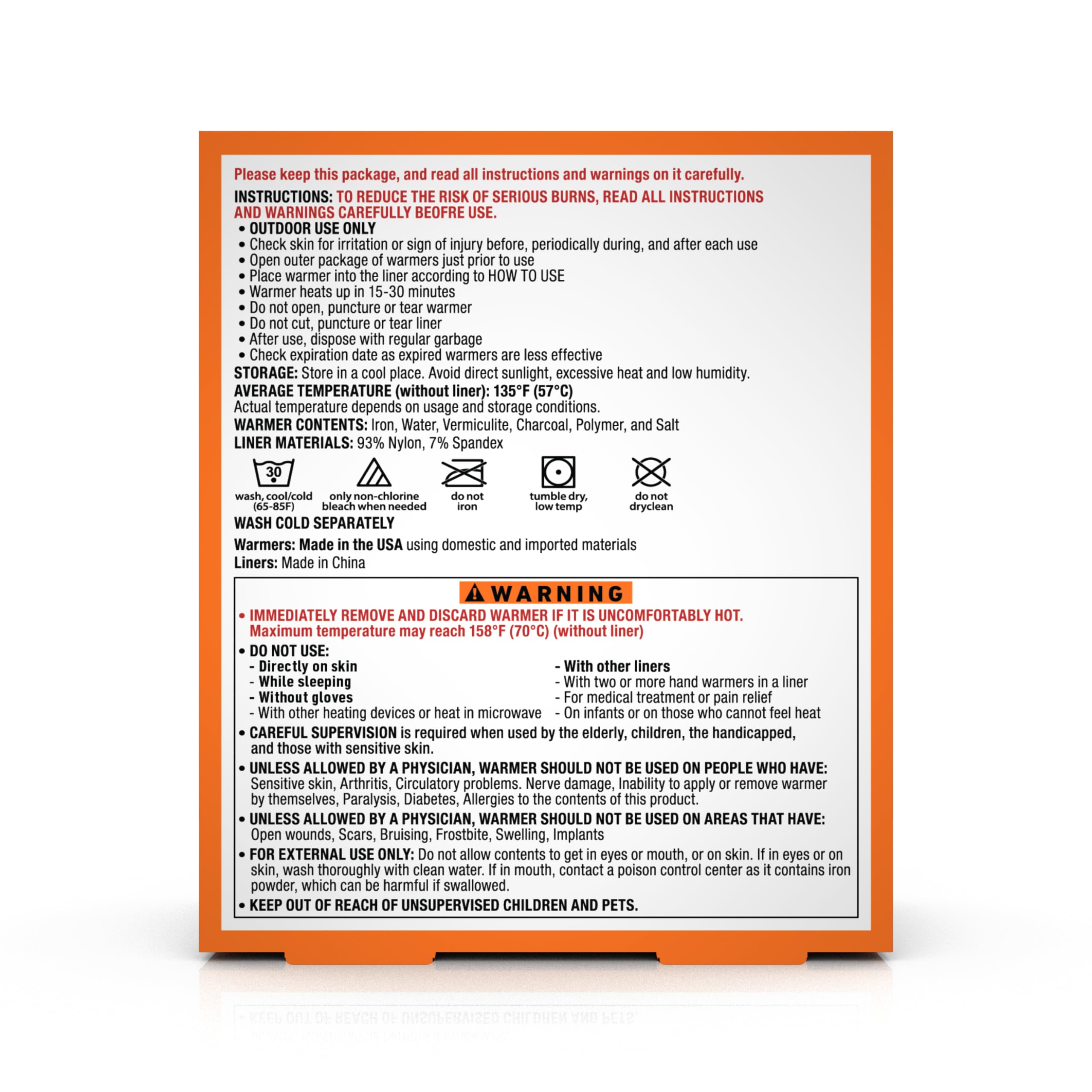 HotHands Glove Warmers - Stretchy and Comfortable, Built in Pockets for HotHands Hand Warmers - Easy to Use and Convenient to Wear