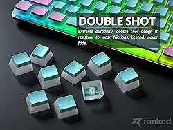 Ranked Pudding PBT Keycaps | 112 Double Shot