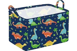 ACMUUNI Rectangle Kids Shelf Nursery Storage Basket Laundry Hamper with Handles, Baby Toys Storage Box and Bins Toys Gift Basket for Boys and Girls