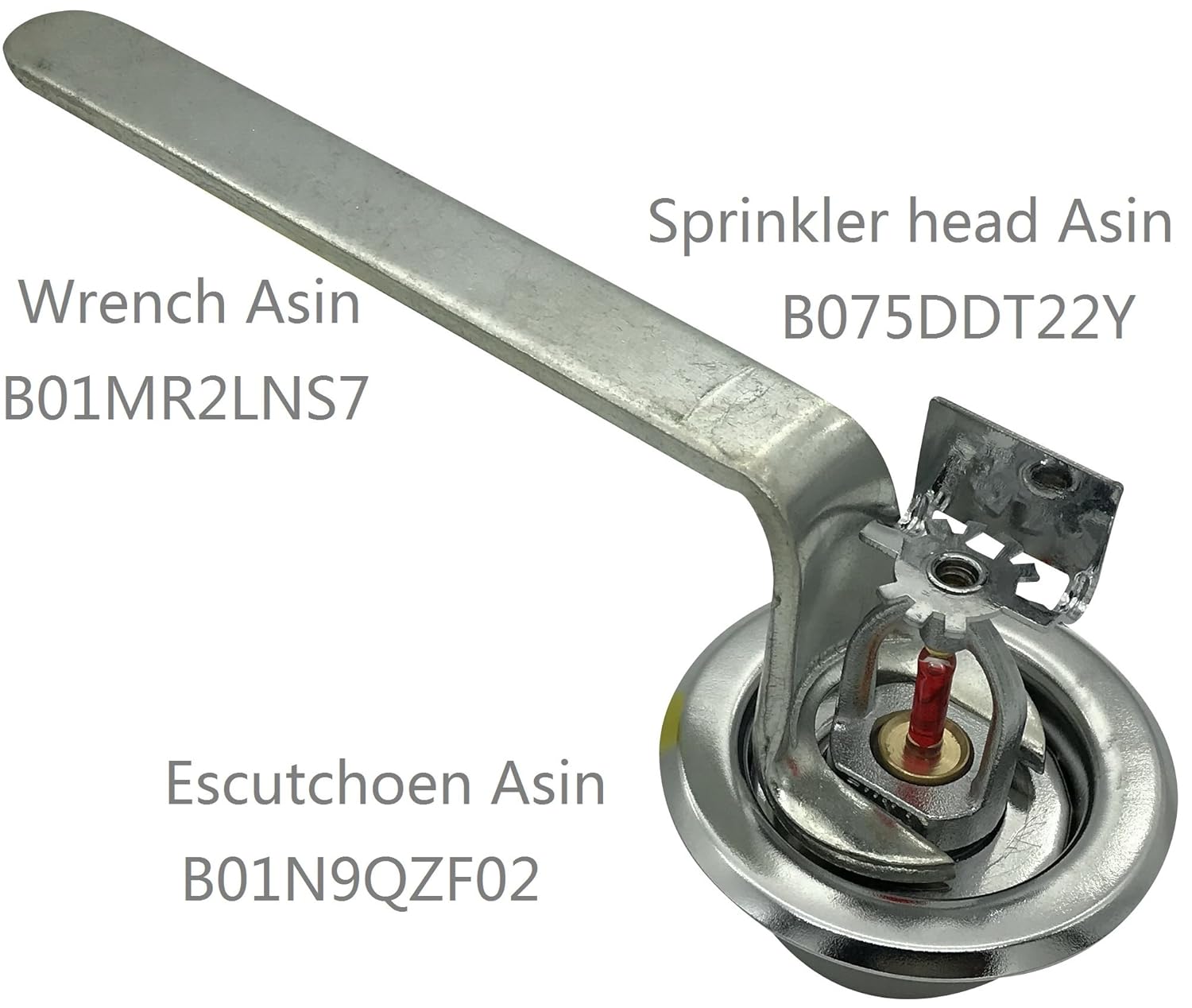 Fire Sprinkler Heads Facility Maintenance & Safety 1" depth Push on