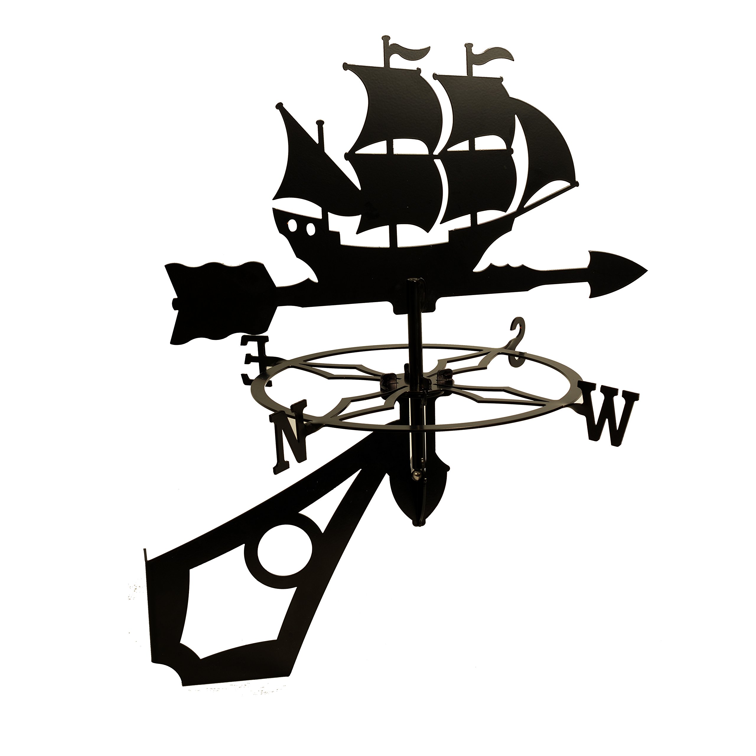 Dragon Laser Ltd., Ship Decorative Weathervane, Galleon, **WITH ANTI-RUST COATING**