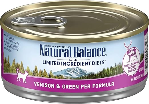 natural balance venison cat
