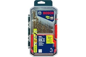 BOSCH CO21B 21 Pc. Cobalt M42 Drill Bit Set