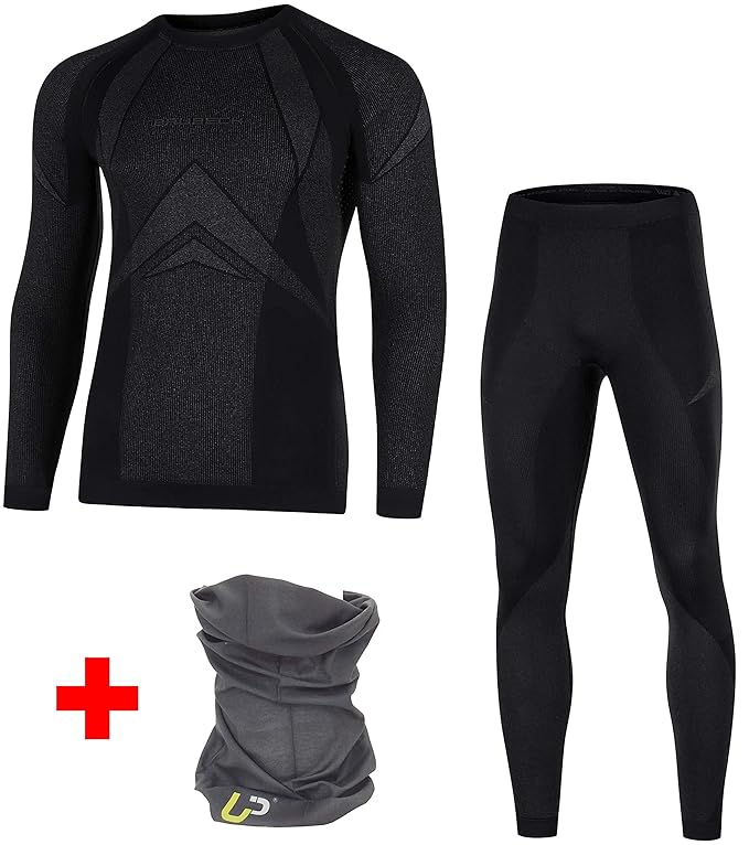 Brubeck Dry Damen Herren Funktions-Unterwäsche | Ski-Unterwäsche | Motorad-Unterwäsche | Kleidung | Set Lang