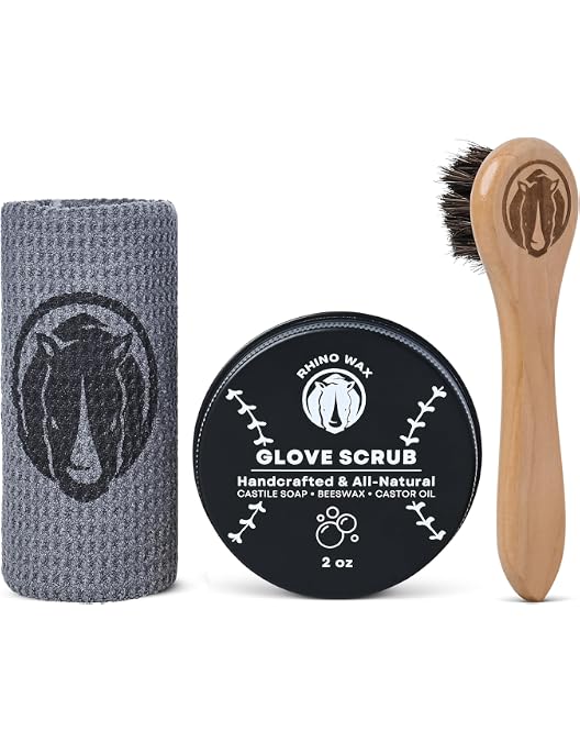 Kit Completo Pulizia Guanto Da Baseball - 7 Pezzi Con Spazzole E Scrub - USA